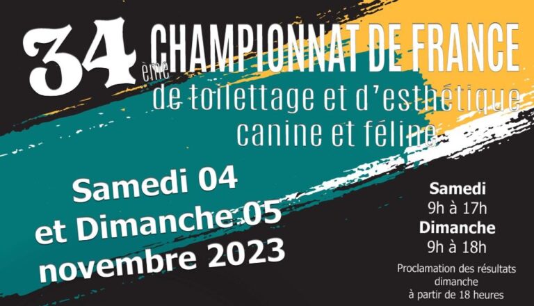 Championnat de France de Toilettage 2023